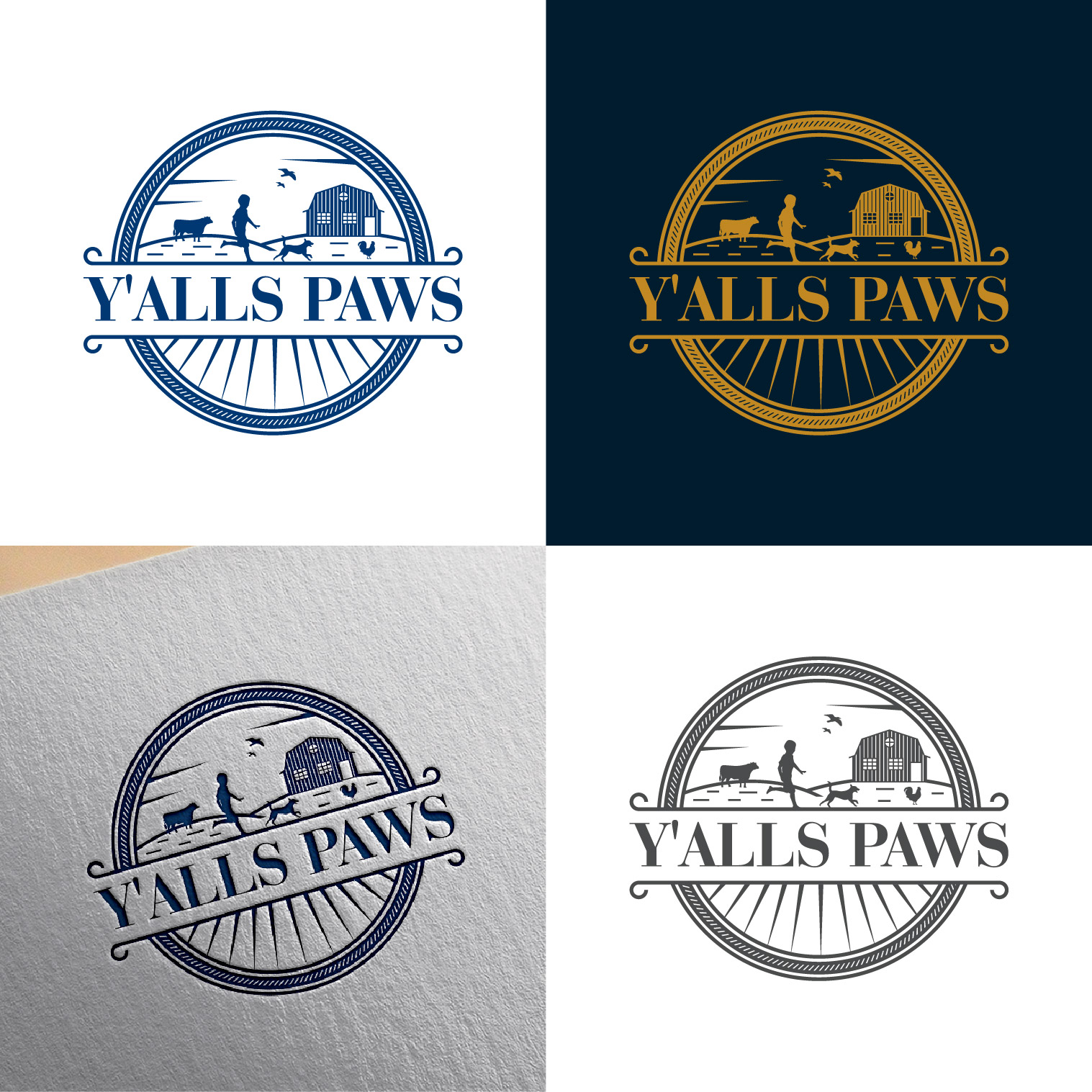 Logo-Design von 4tech services für Y'alls Paws | Design #32360437