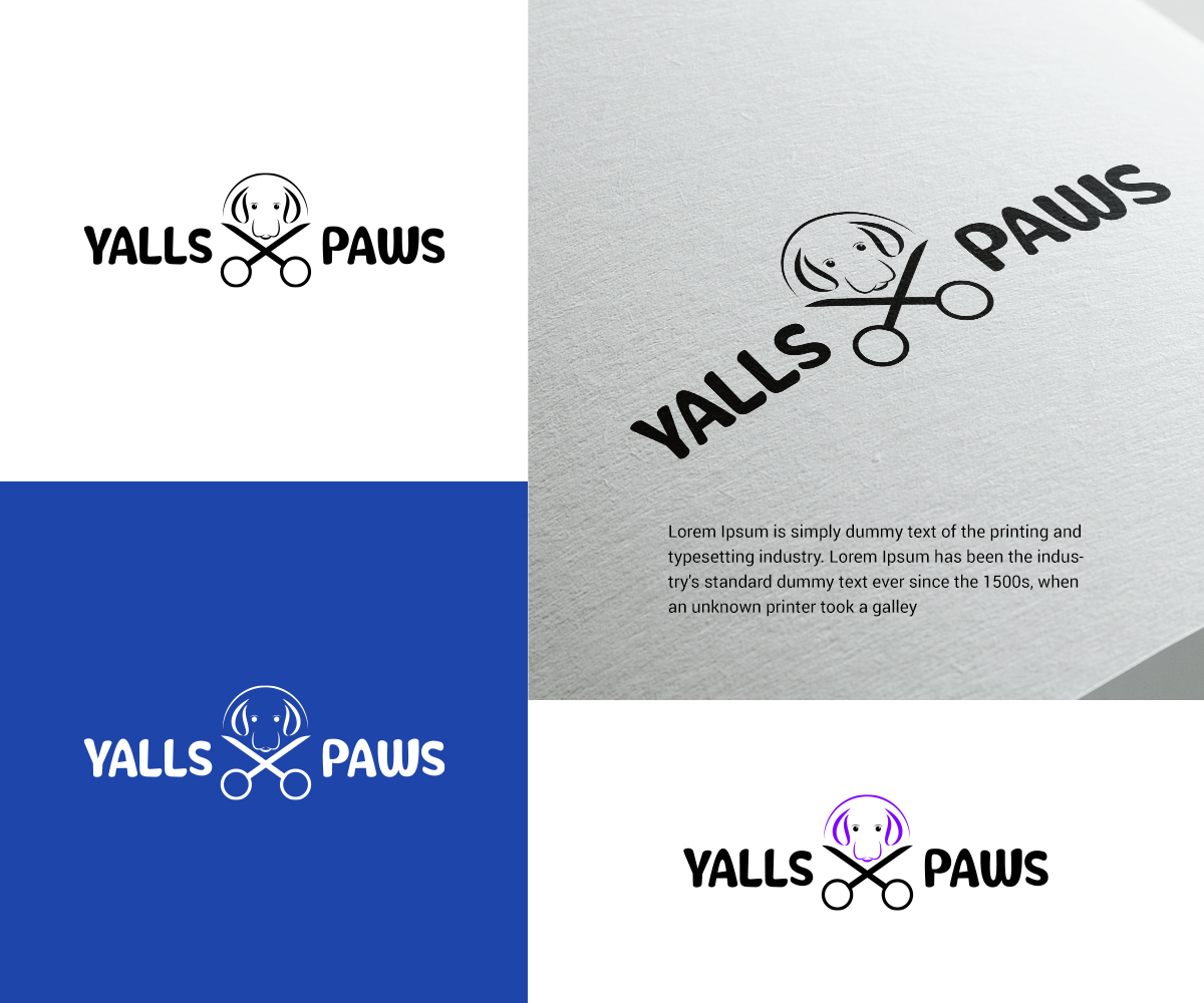 Design de Logo par Apu_Kumar pour Y'alls Paws | Design #32369112