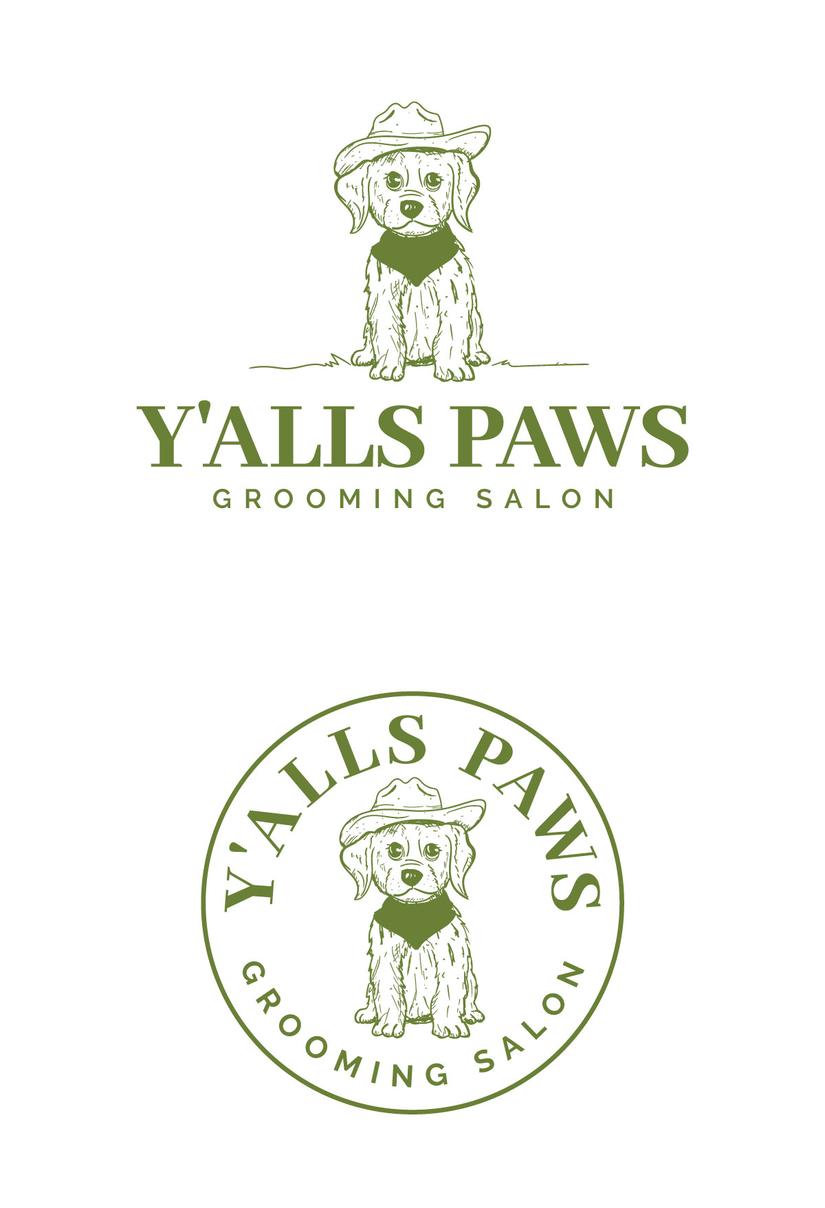 Logo Design by Fajr. for Y'alls Paws | Design #32372432