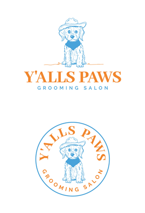 Logo Design by Fajr. for Y'alls Paws | Design: #32379792