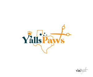 Logo Design by Ansh Design for Y'alls Paws | Design: #32362990