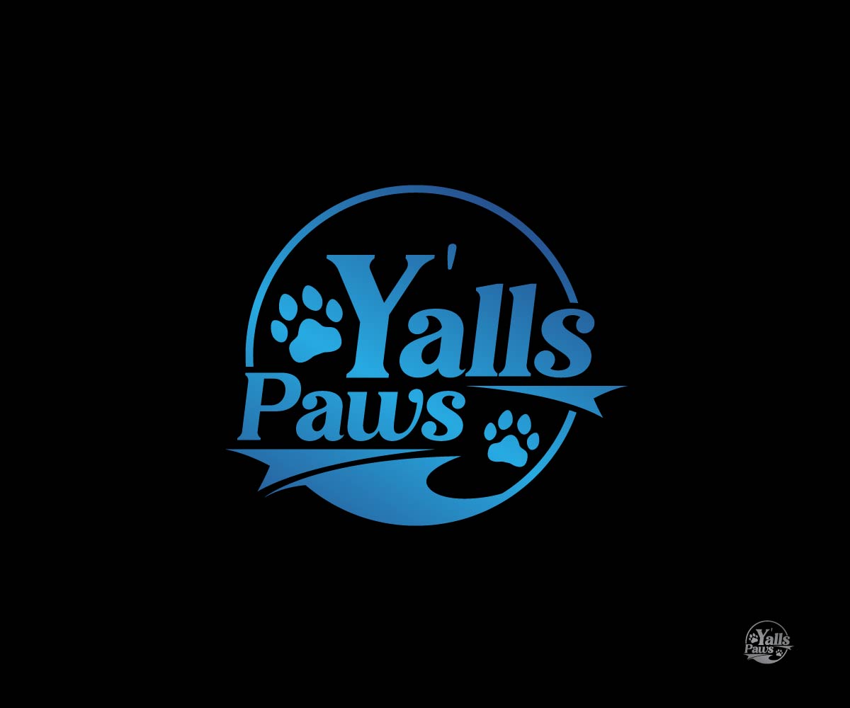 Logo Design by Ansh Design for Y'alls Paws | Design #32362993