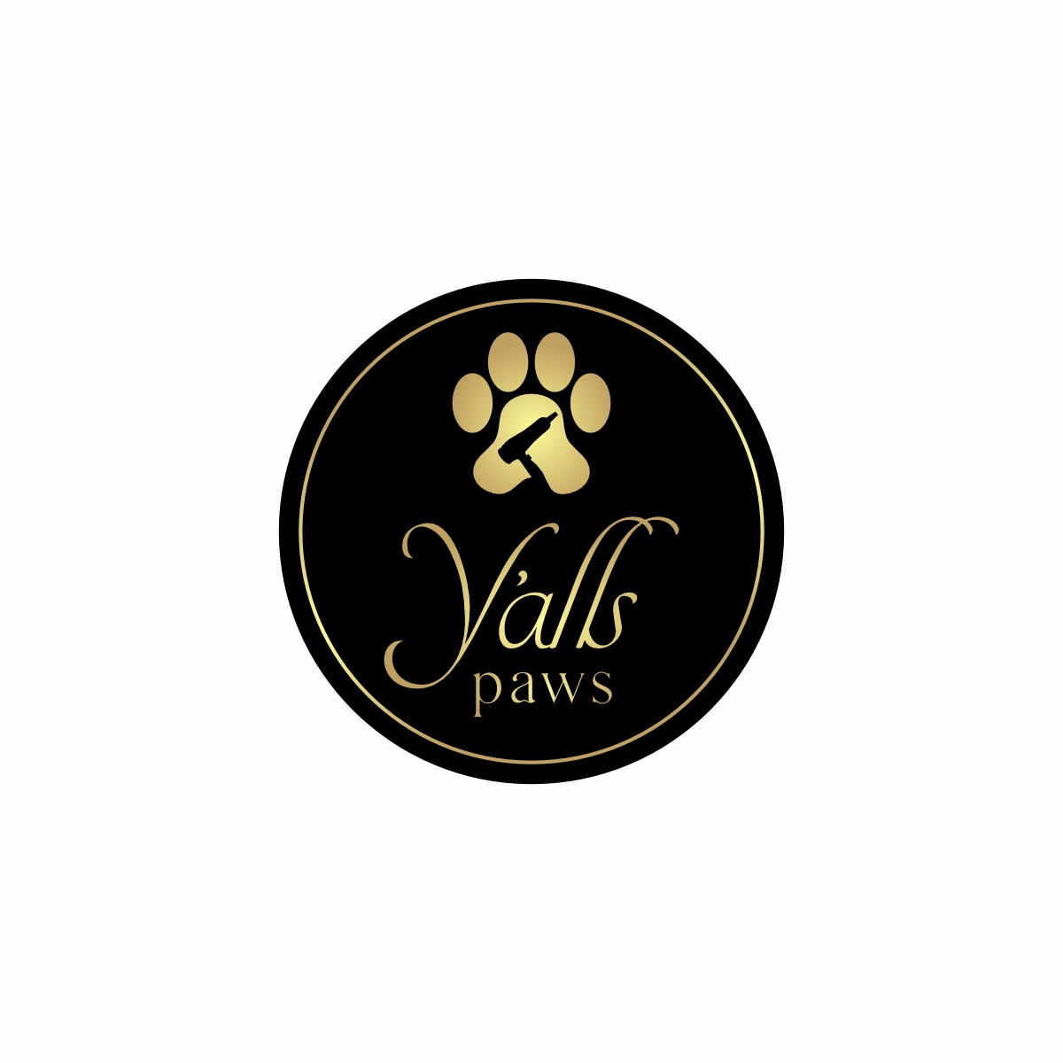 Logo Design by Ashani Bhattacharya for Y'alls Paws | Design #32362455