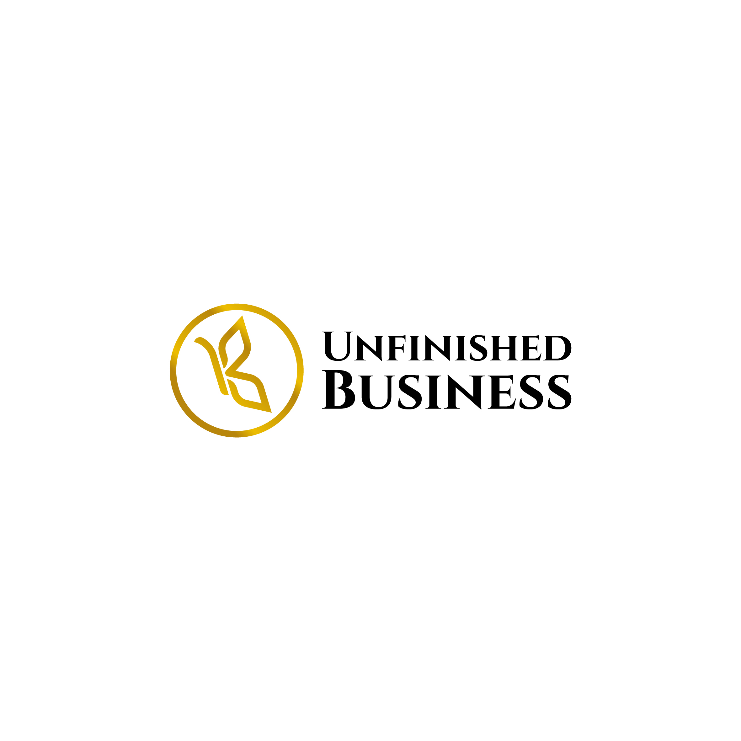 Logo Design by Aljune Castro Designs for Unfinished Business  | Design #32379574