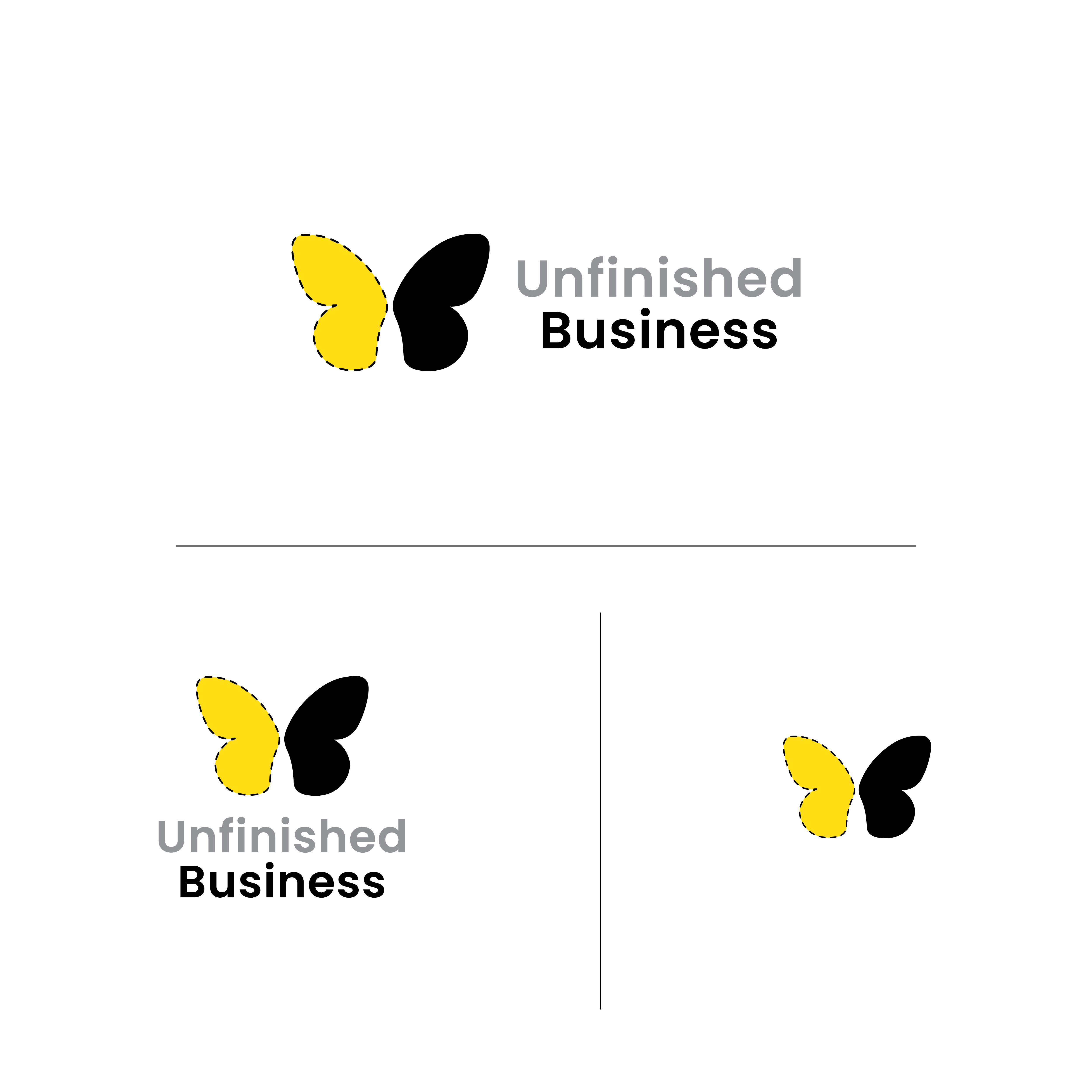 Logo Design by Kryss Denmar for Unfinished Business  | Design #32362231