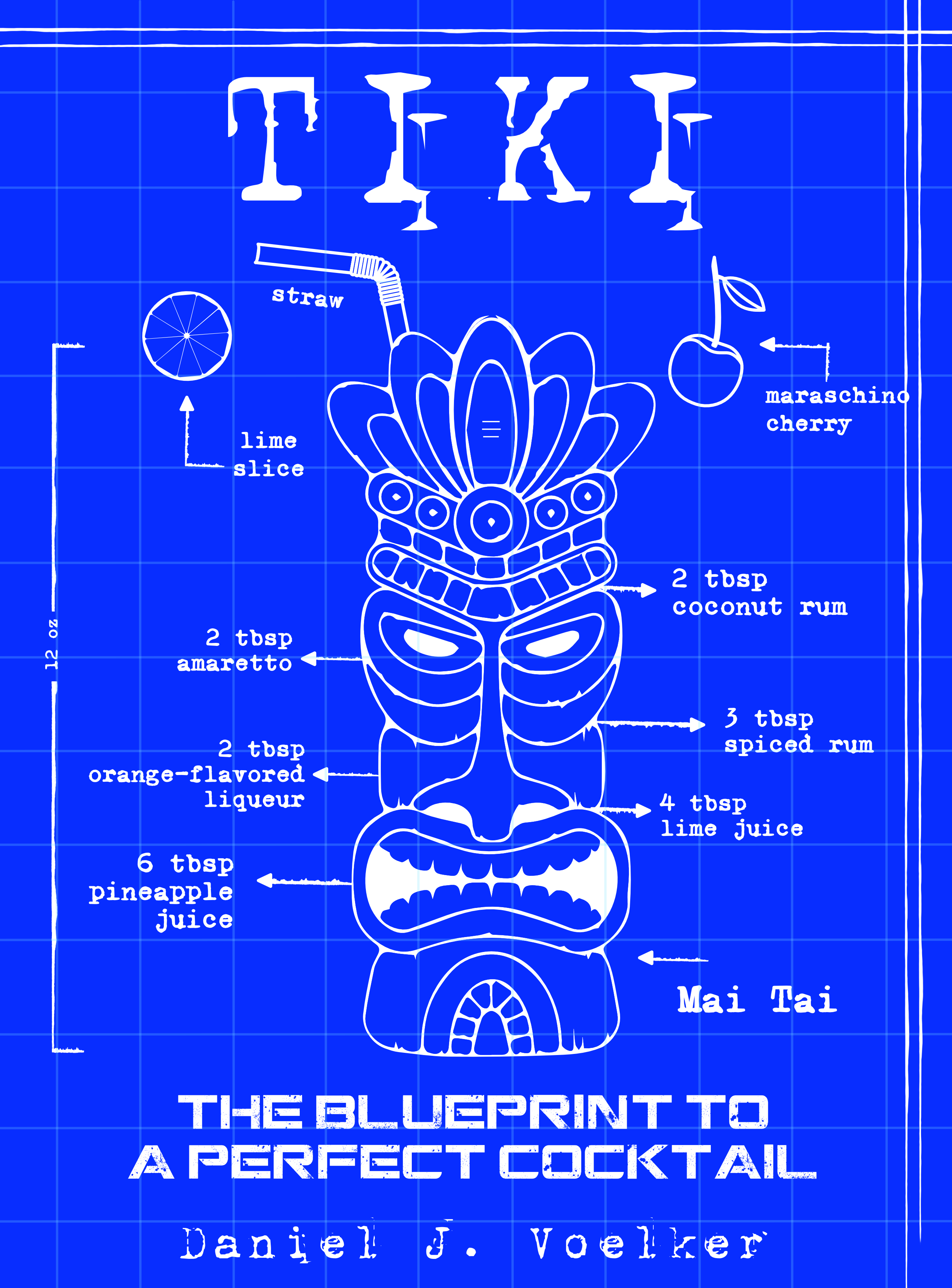 Diseño de portada de libro por AnninWonderland para Tiki Cocktail University | Diseño #32377730