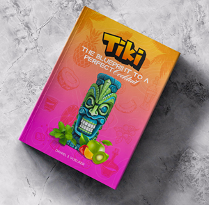 Diseño de portada de libro por Jose Loaiza para Tiki Cocktail University | Diseño: #32378280