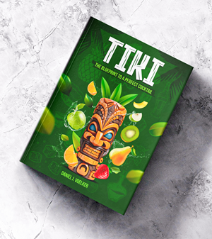 Diseño de portada de libro por Jose Loaiza para Tiki Cocktail University | Diseño: #32378282