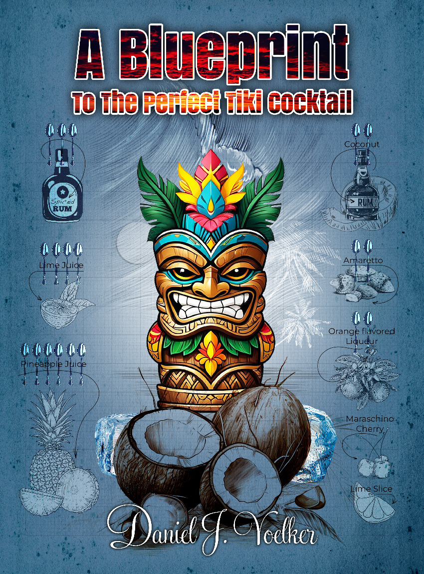 Book Cover Design by Yuriy R for Tiki Cocktail University | Design #32371255