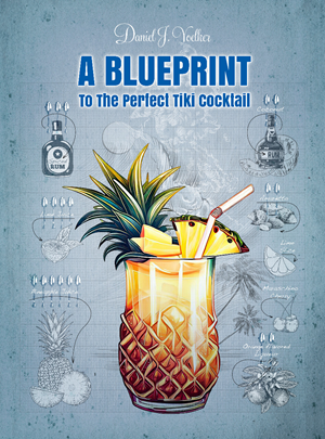 Diseño de portada de libro por Yuriy R para Tiki Cocktail University | Diseño: #32374923