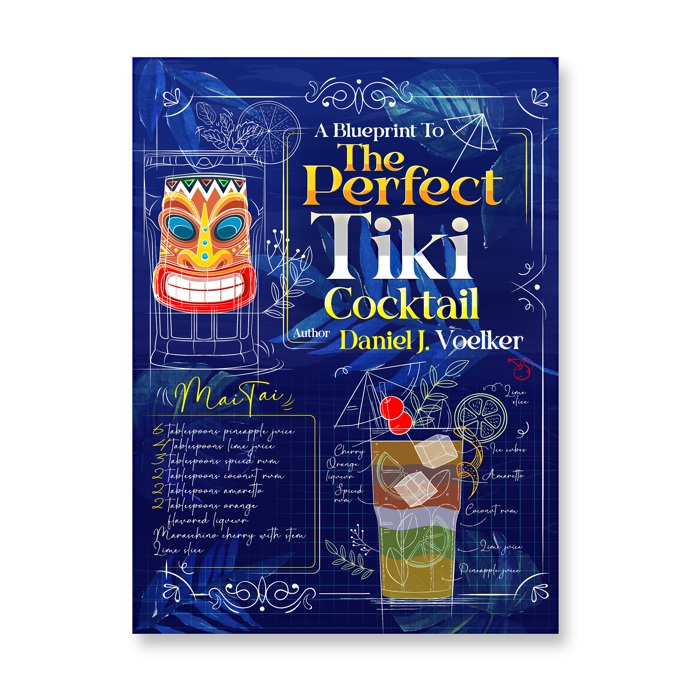 Book Cover Design by Jose Lopez ( Verified Pro Designer ) for Tiki Cocktail University | Design #32375979