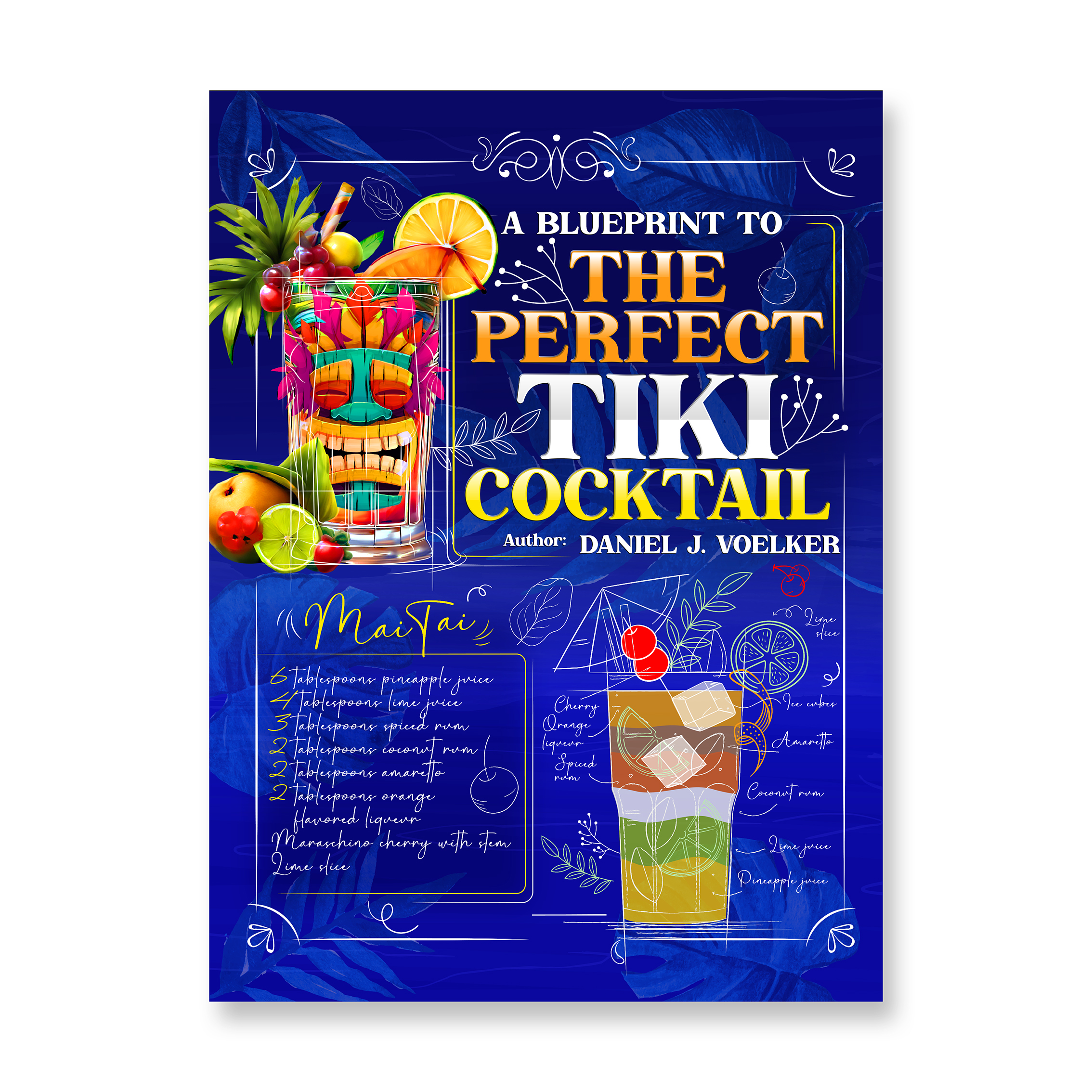 Diseño de portada de libro por Jose Lopez ( Verified Pro Designer ) para Tiki Cocktail University | Diseño #32386577