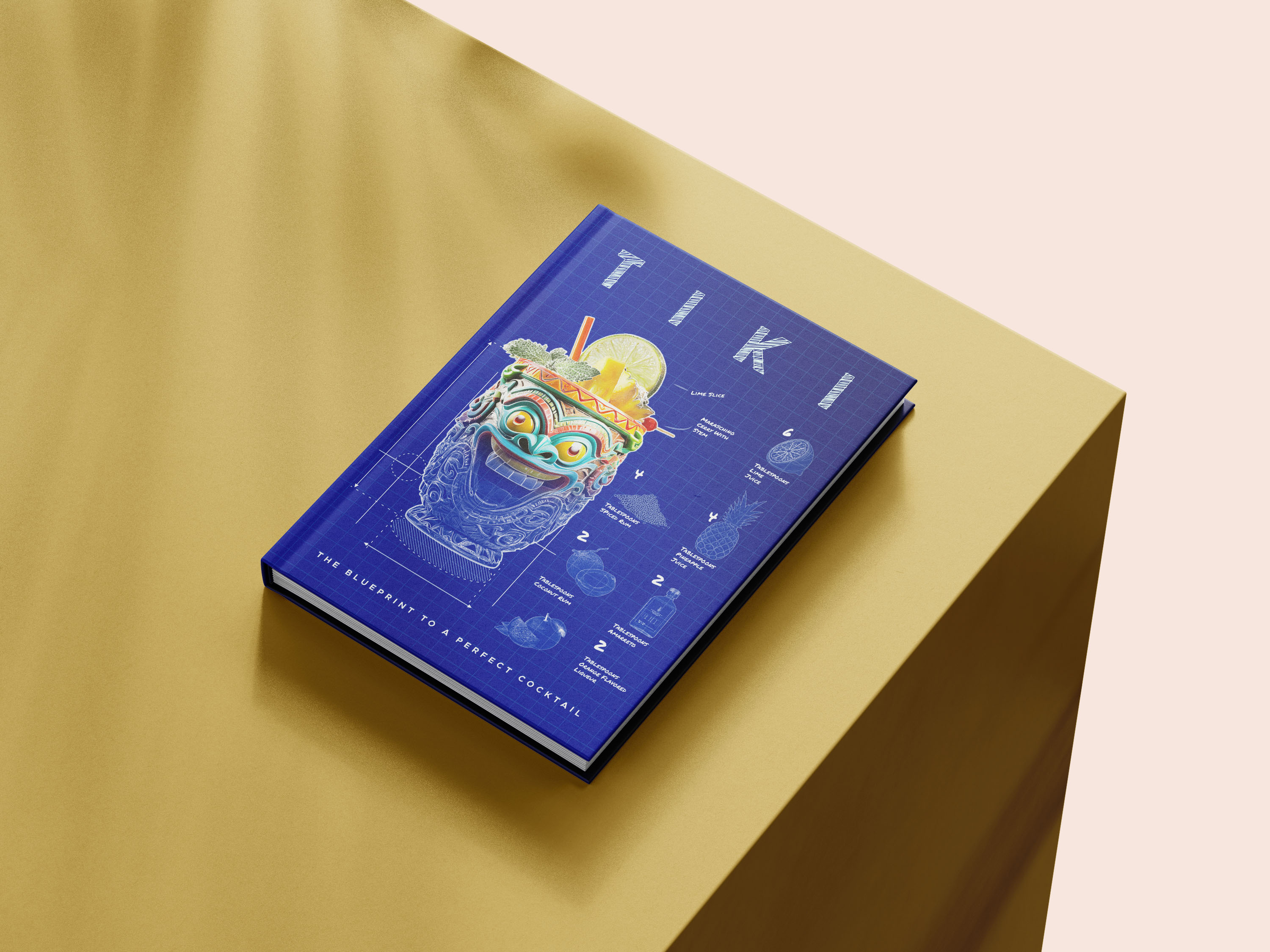 Book Cover Design by PancaReg for Tiki Cocktail University | Design #32379087