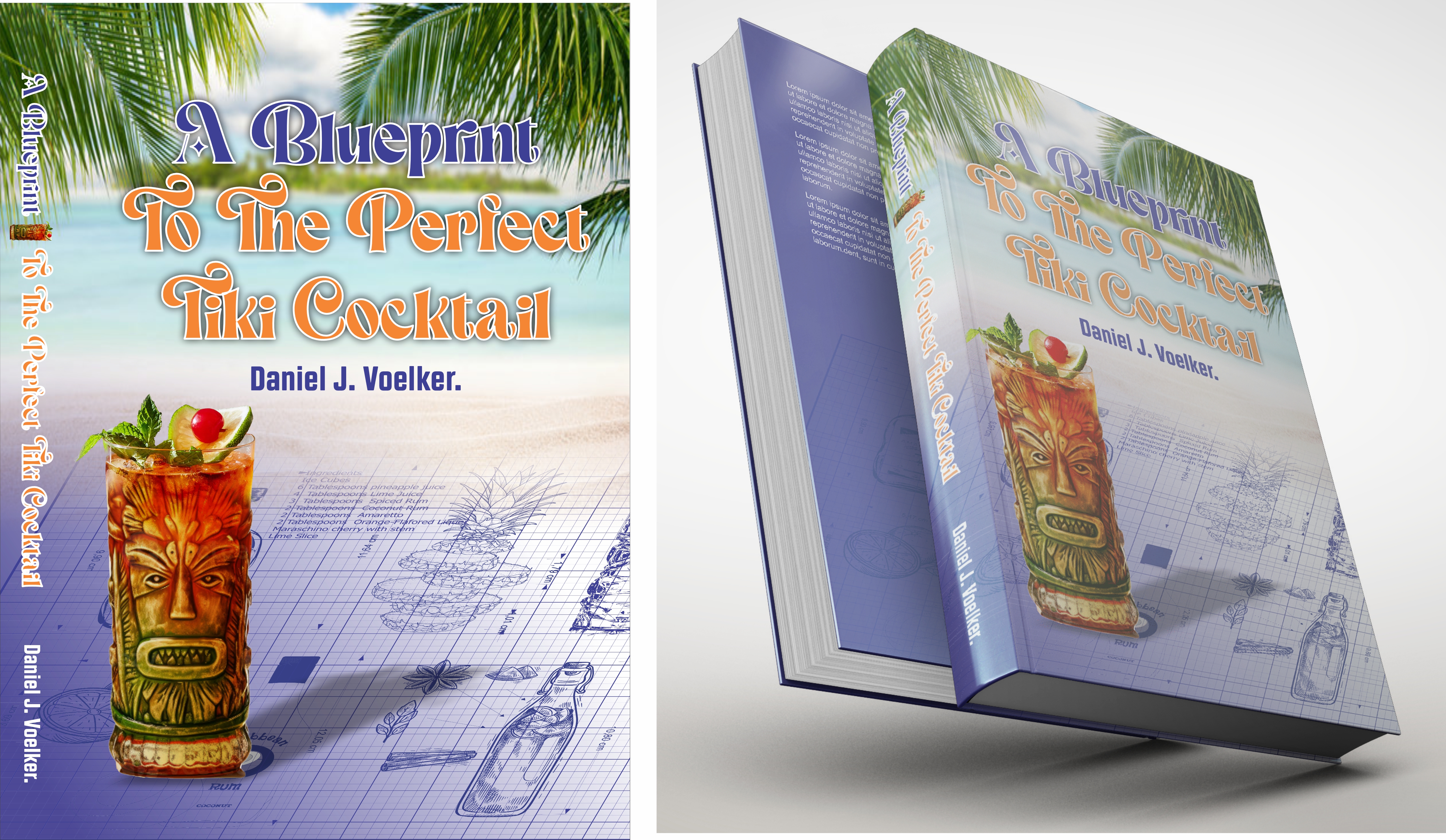 Design de Couverture de Livre par ucuame pour Tiki Cocktail University | Design #32361684