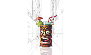 Book Cover Design by Zonda Studio for Tiki Cocktail University | Design: #32360412