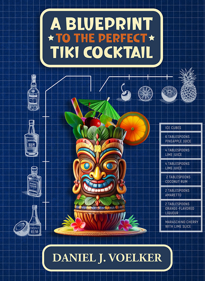 Book Cover Design by Wally_F for Tiki Cocktail University | Design #32373395