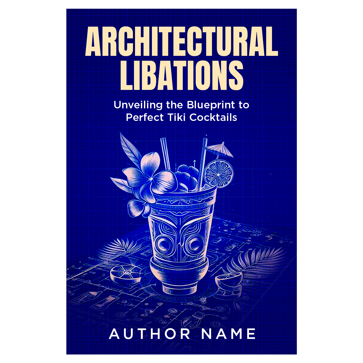 Diseño de portada de libro por abdul700 para Tiki Cocktail University | Diseño #32366712