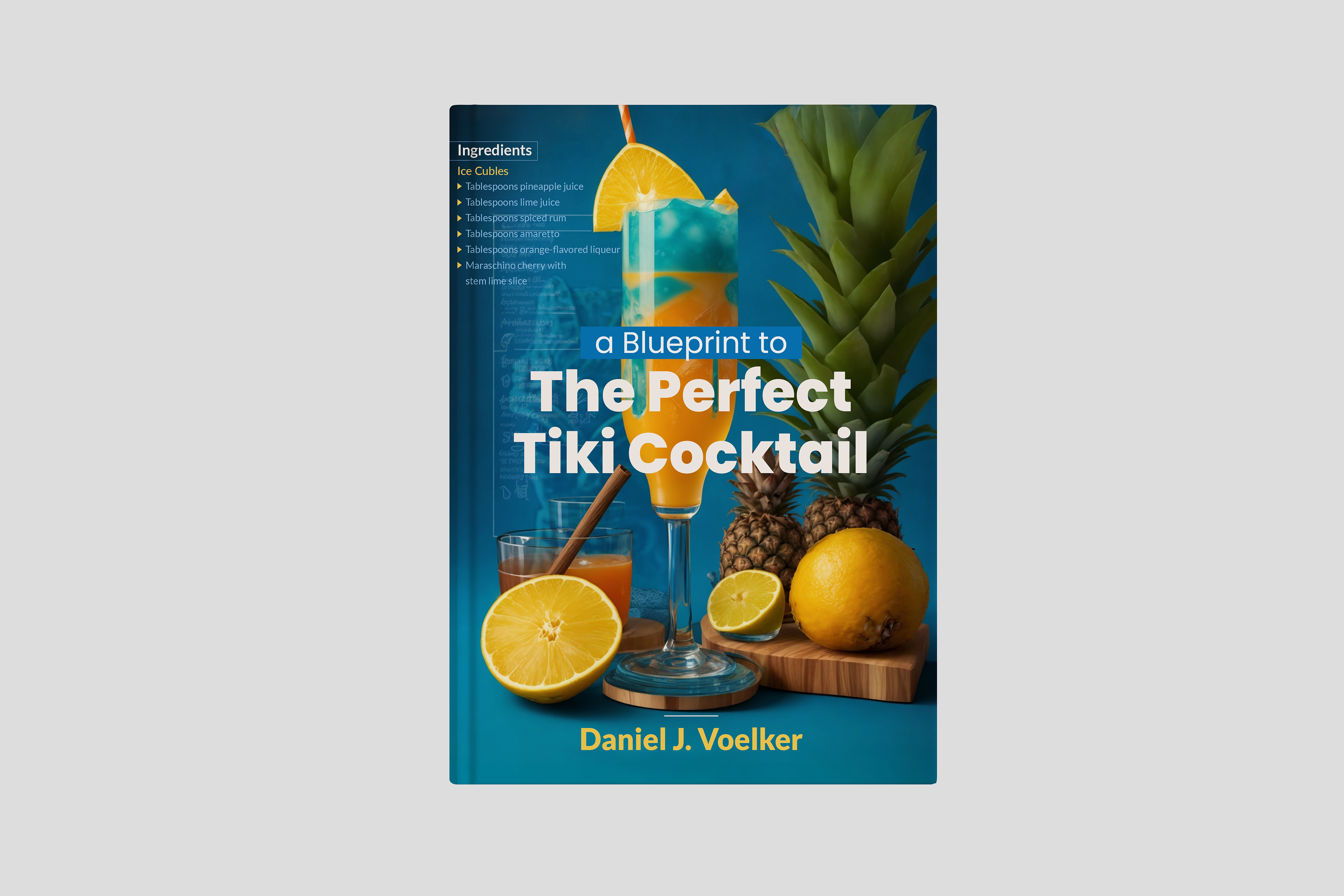 Diseño de portada de libro por fastdesign360 para Tiki Cocktail University | Diseño #32362616