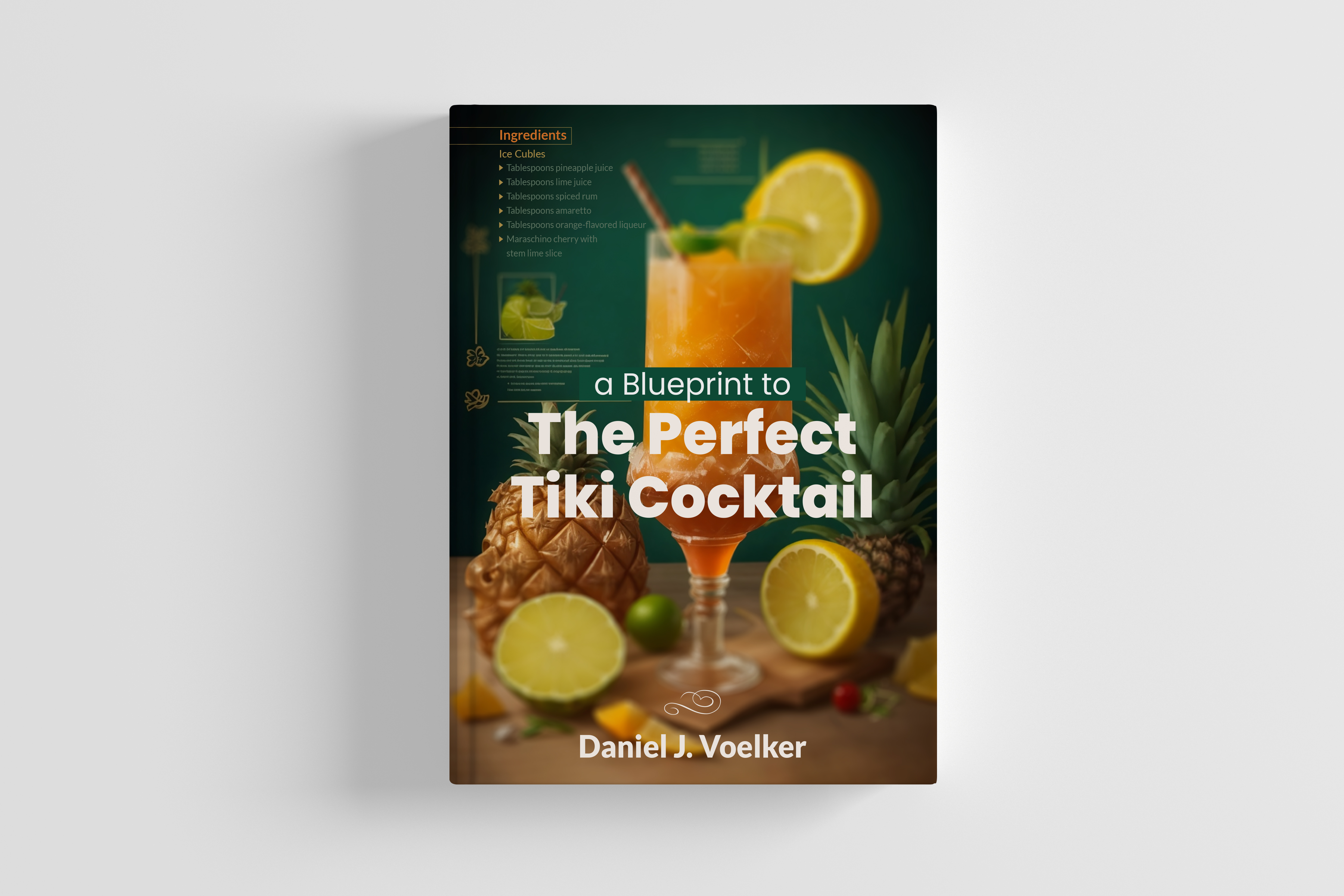 Diseño de portada de libro por fastdesign360 para Tiki Cocktail University | Diseño #32368728