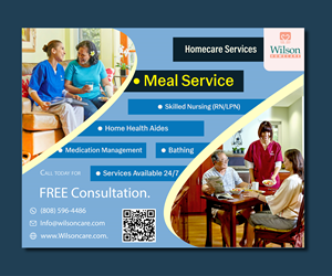 Advertisement Design by creativeyalladesign for Wilson Care Group | Design: #32378505