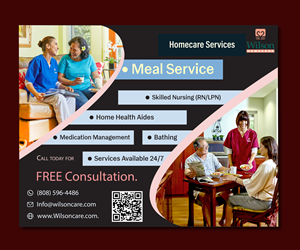 Advertisement Design by creativeyalladesign for Wilson Care Group | Design: #32378506