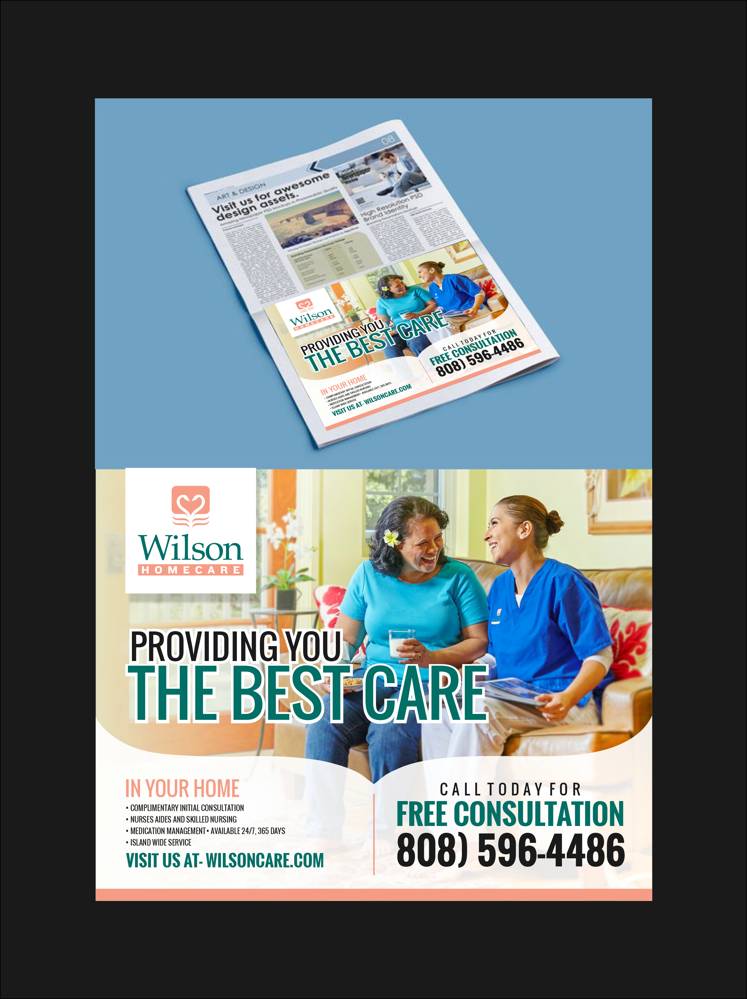 Advertisement Design by Yash4 for Wilson Care Group | Design #32366311