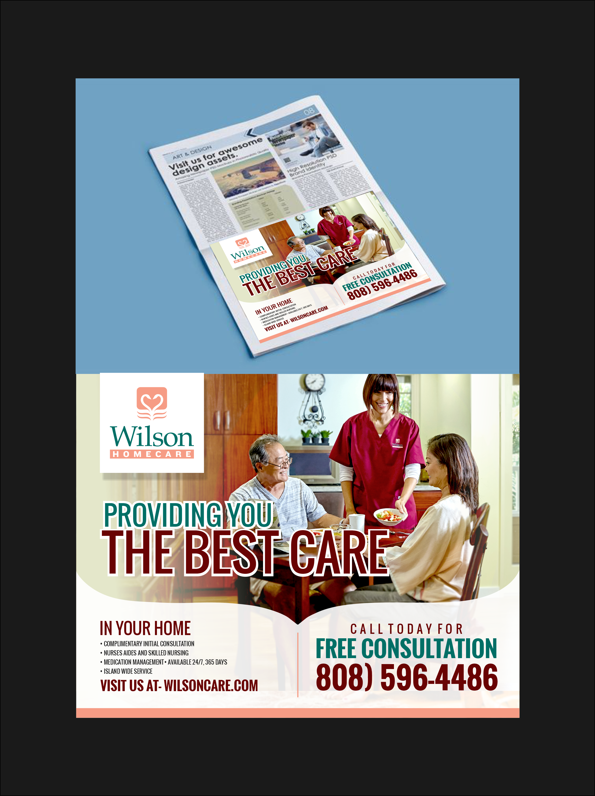 Advertisement Design by Yash4 for Wilson Care Group | Design #32366333
