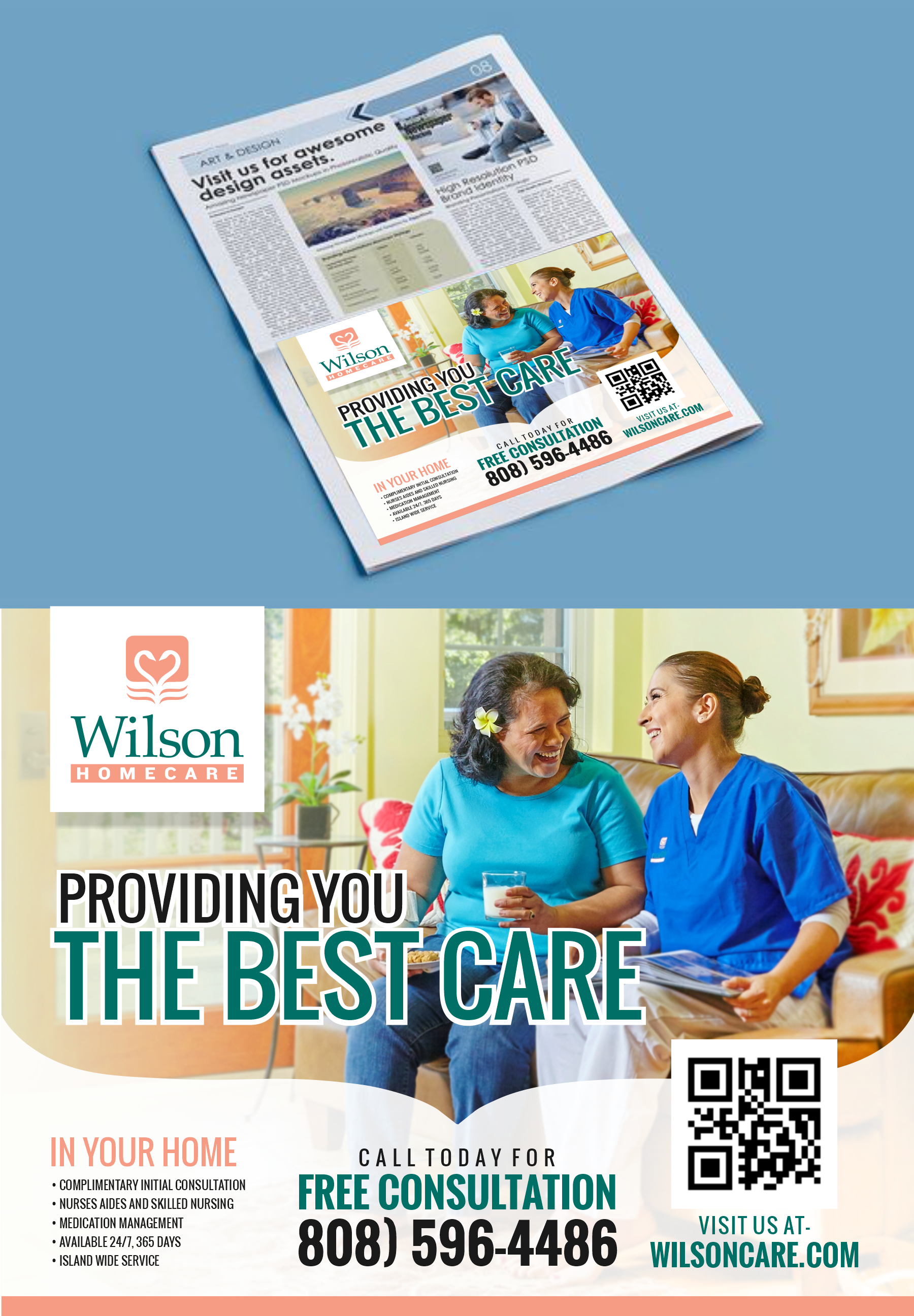 Advertisement Design by Yash4 for Wilson Care Group | Design #32366408