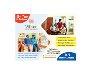 Advertisement Design by Goltu for Wilson Care Group | Design: #32374520