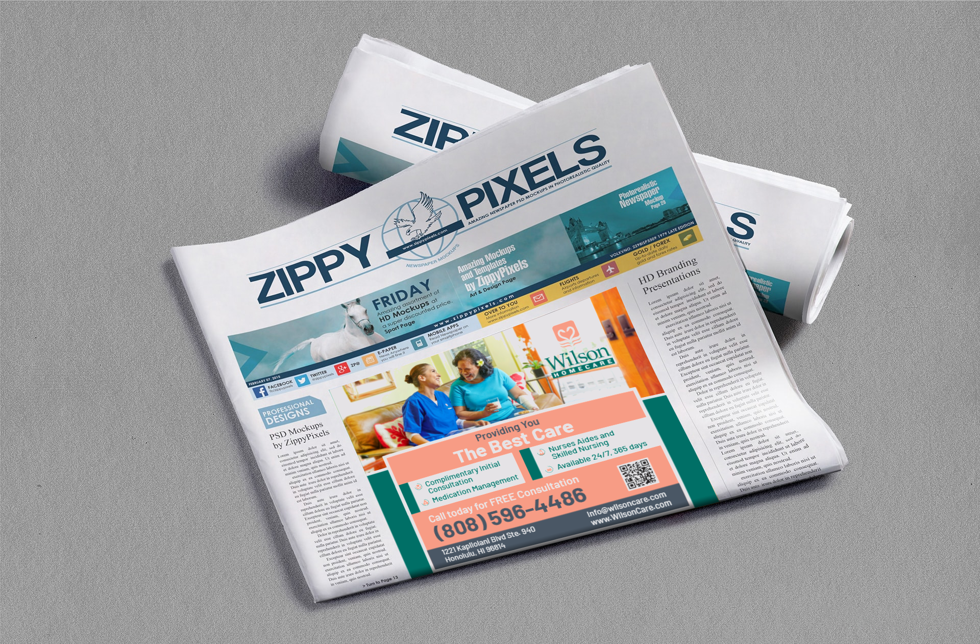 Advertisement Design by deseinsteinz for Wilson Care Group | Design #32406216