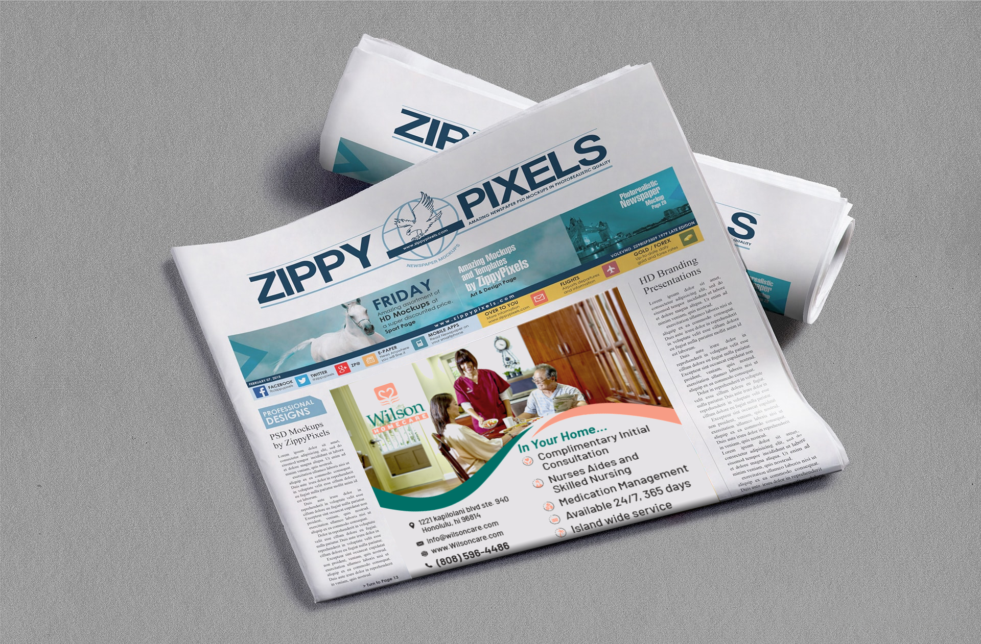 Advertisement Design by deseinsteinz for Wilson Care Group | Design #32406217