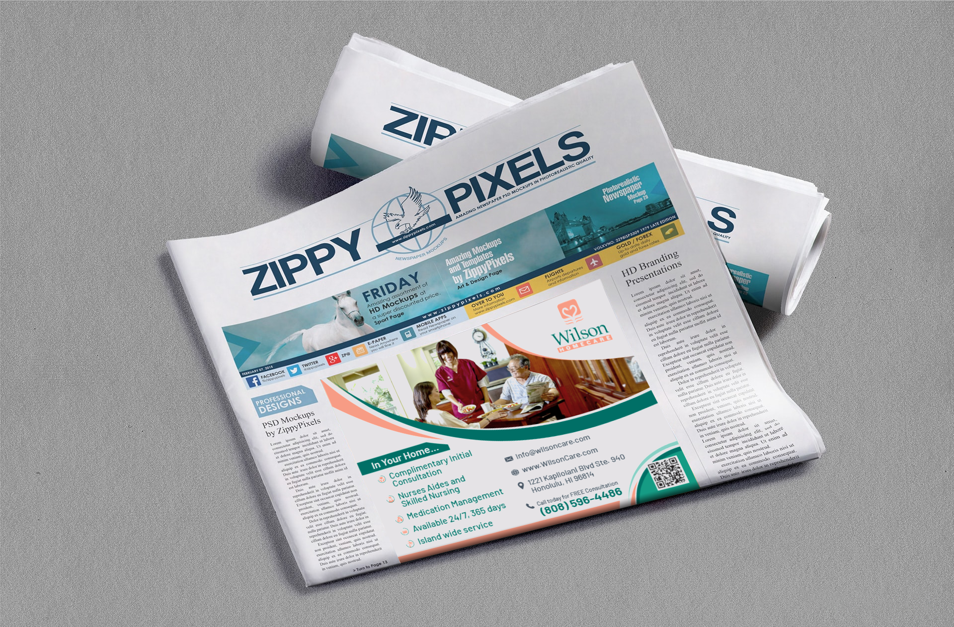 Advertisement Design by deseinsteinz for Wilson Care Group | Design #32406218