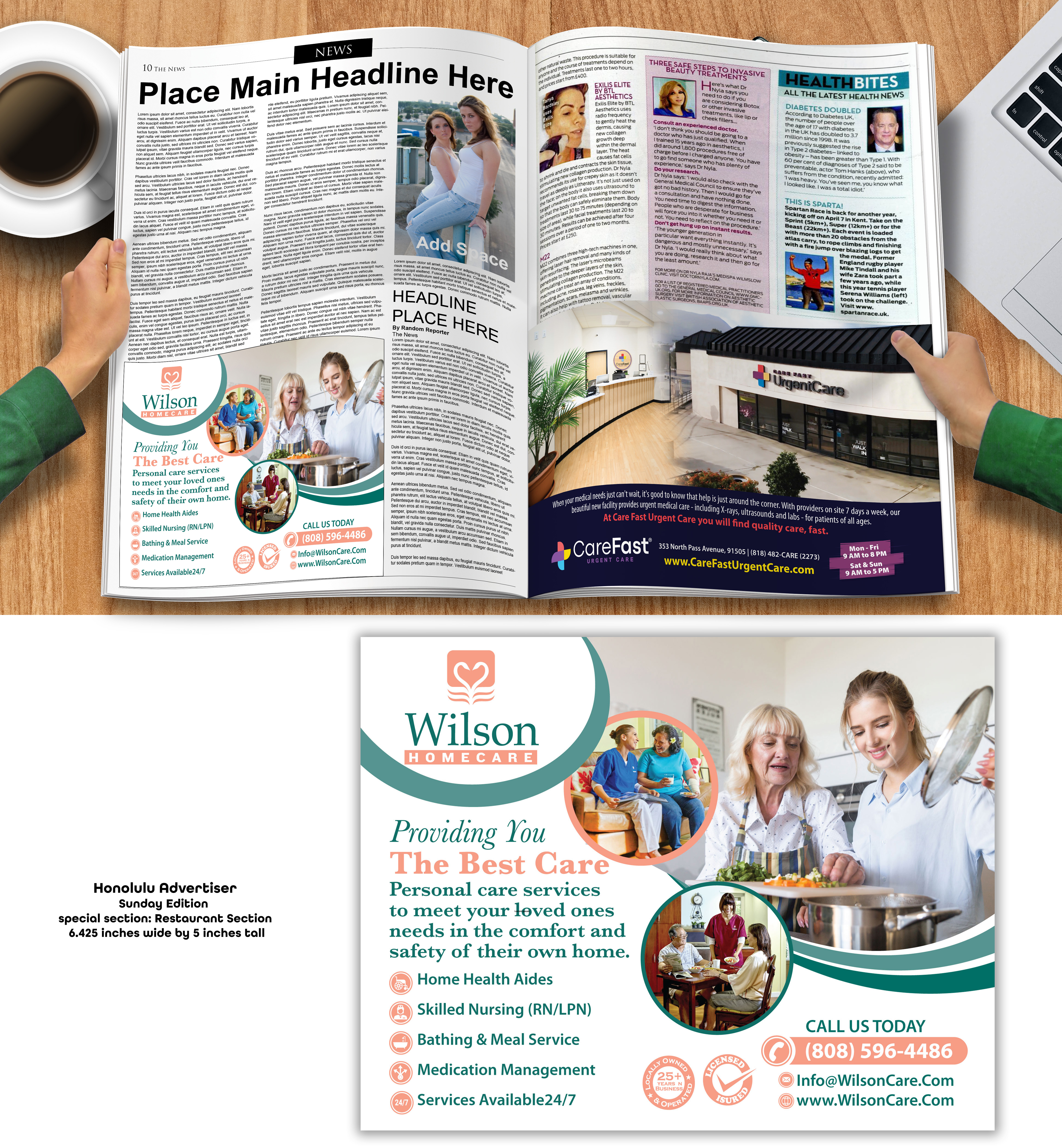 Werbe-Design von Impressive Designs für Wilson Care Group | Design #32374268