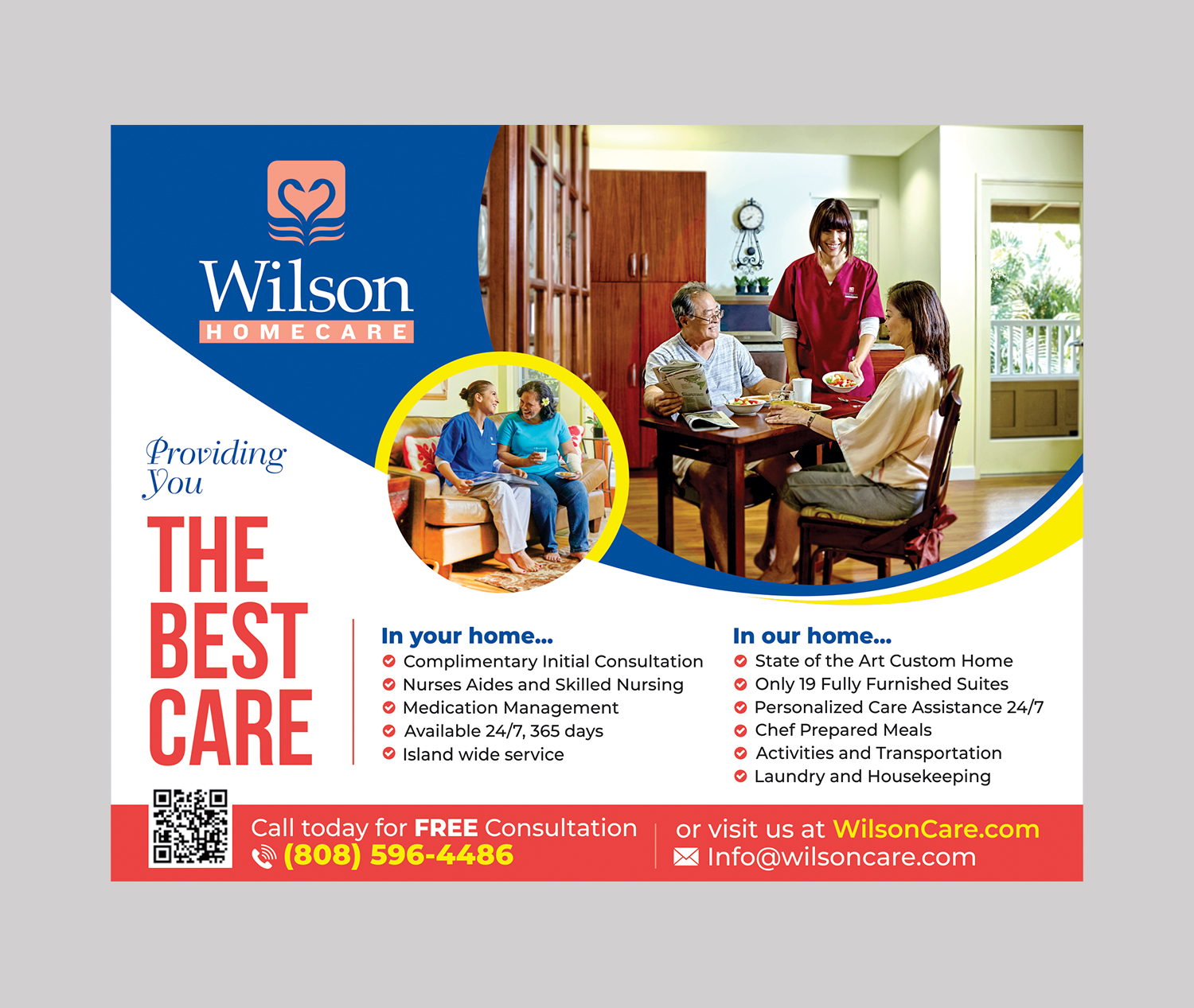 Advertisement Design by Aurora:) for Wilson Care Group | Design #32395990