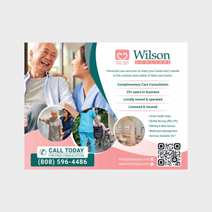 Newspaper Ad Design by san.ty for Wilson Care Group | Design: #32381563