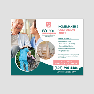 Newspaper Ad Design by san.ty for Wilson Care Group | Design: #32444936
