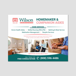 Newspaper Ad Design by san.ty for Wilson Care Group | Design: #32452405