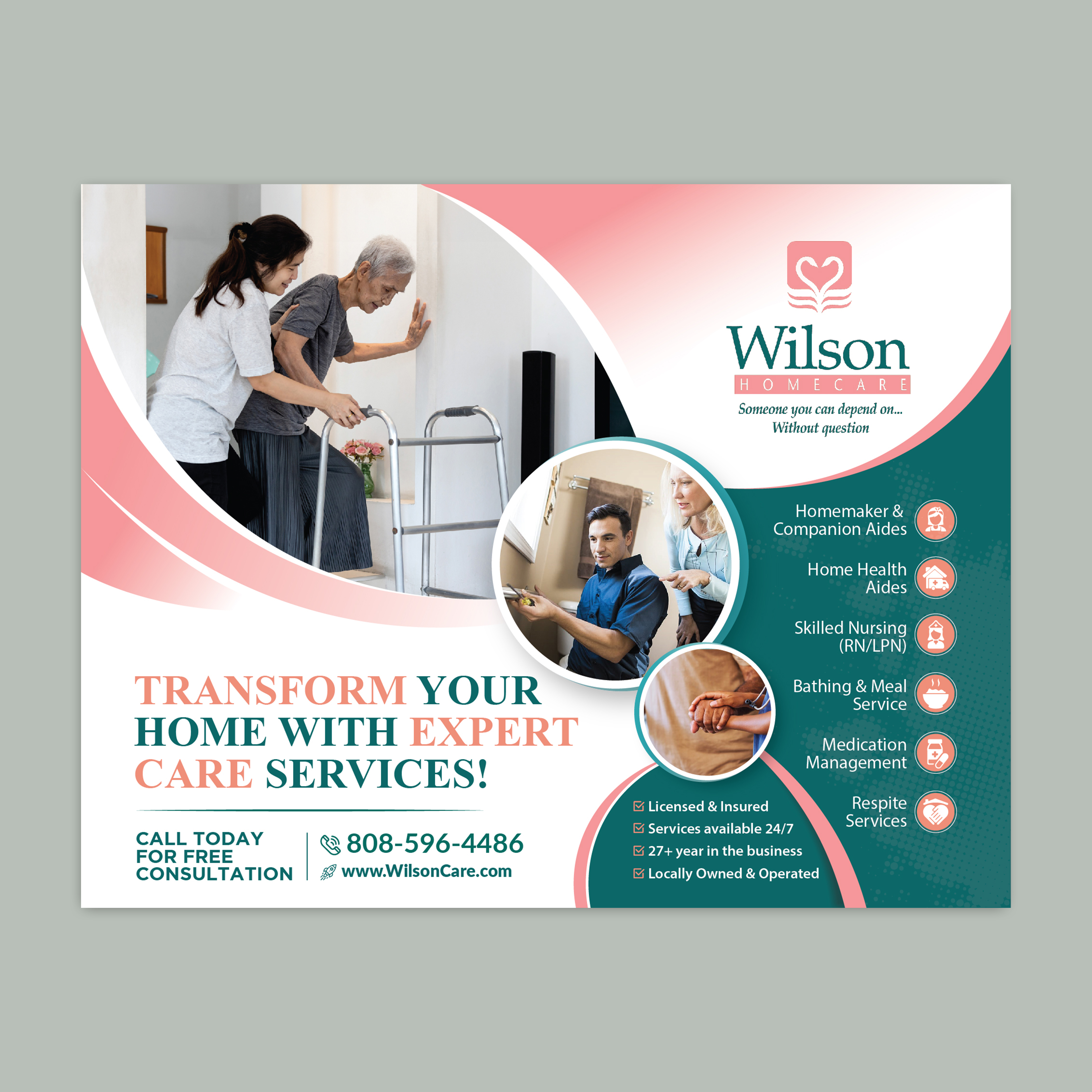 Design Annonce  par Sun Creative pour Wilson Care Group | Design #32451694