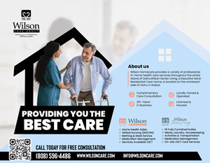 Newspaper Ad Design by Nel. for Wilson Care Group | Design: #32438347