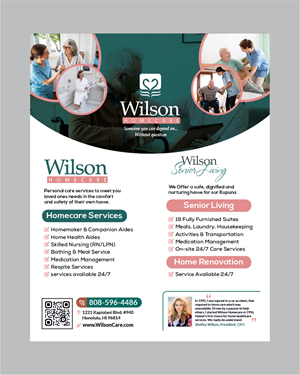 Newspaper Ad Design by 3Guys for Wilson Care Group | Design: #32449567