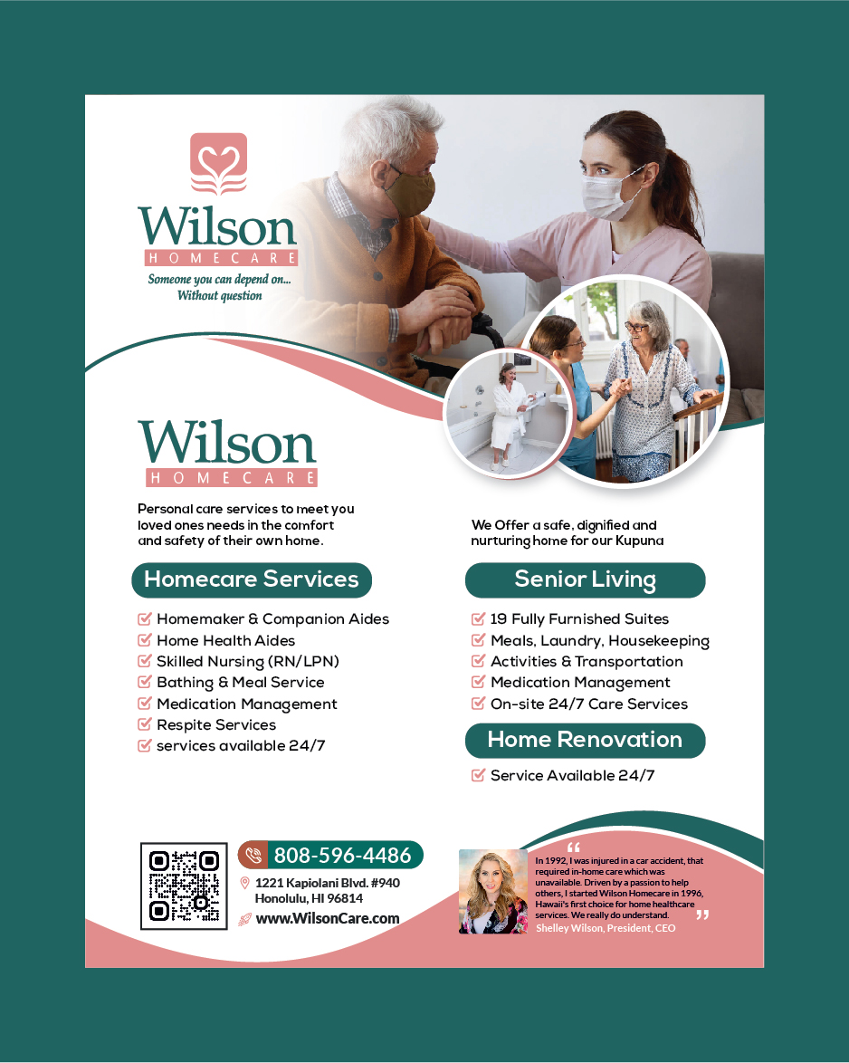 Design Annonce  par 3Guys pour Wilson Care Group | Design #32449568