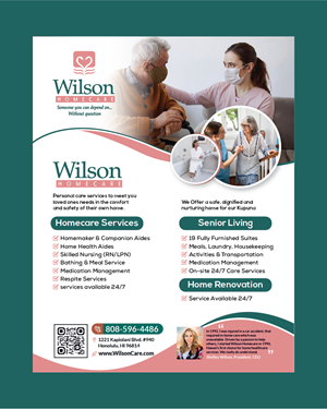 Newspaper Ad Design by 3Guys for Wilson Care Group | Design: #32449568
