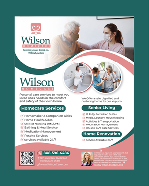 Newspaper Ad Design by 3Guys for Wilson Care Group | Design: #32449569