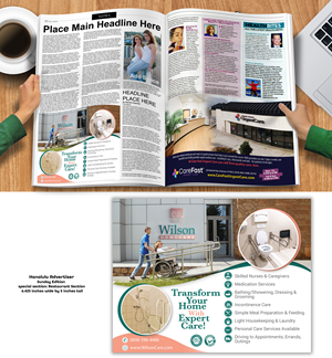 Newspaper Ad Design by Impressive Designs for Wilson Care Group | Design: #32447173