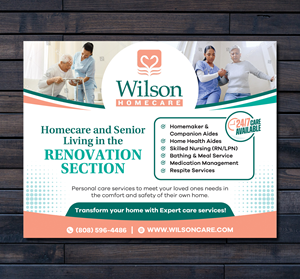 Newspaper Ad Design by Dzhafir for Wilson Care Group | Design: #32446192
