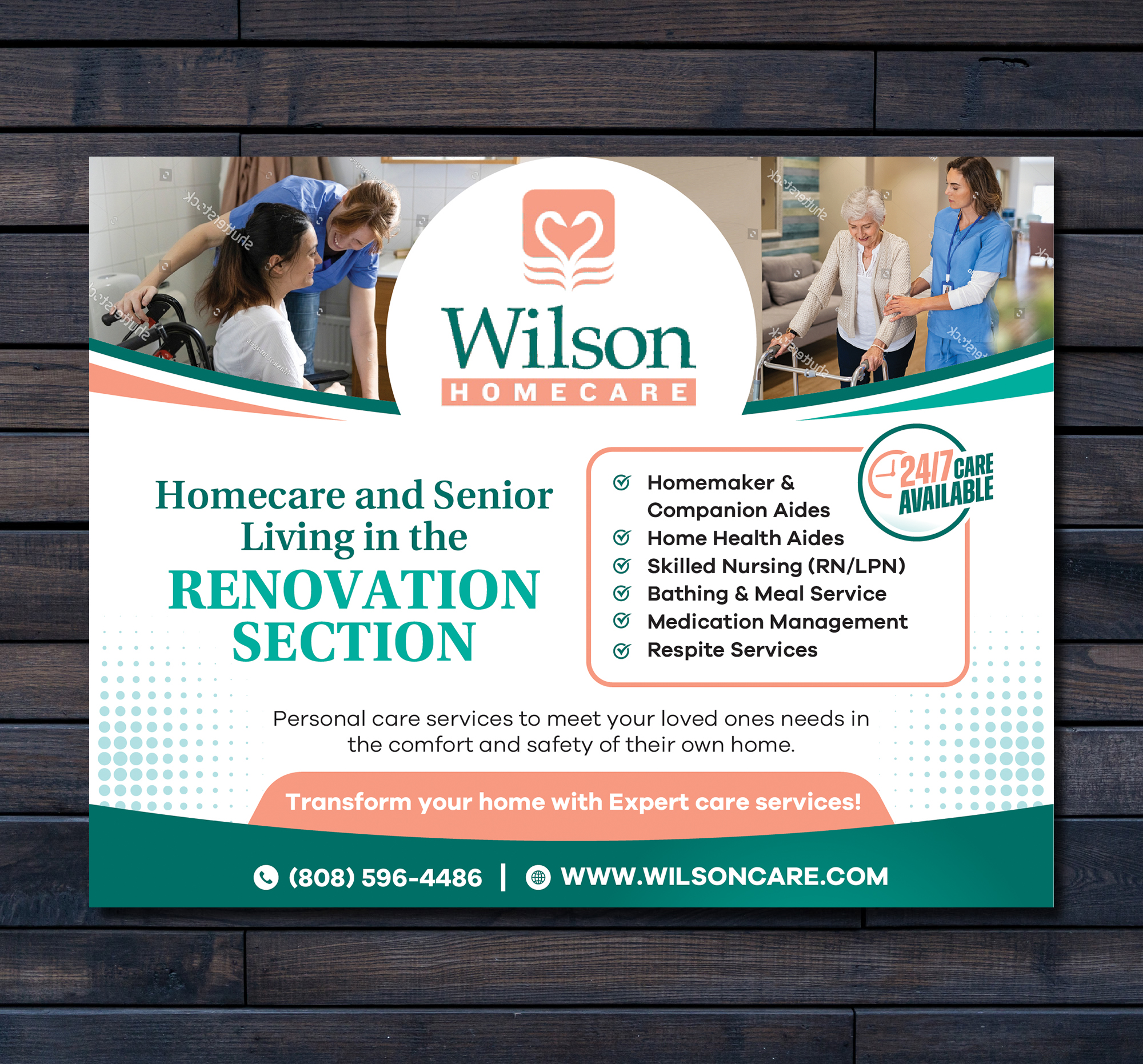 Diseño de Anuncio de Prensa por Dzhafir para Wilson Care Group | Diseño #32446193