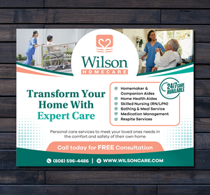 Newspaper Ad Design by Dzhafir for Wilson Care Group | Design: #32450776