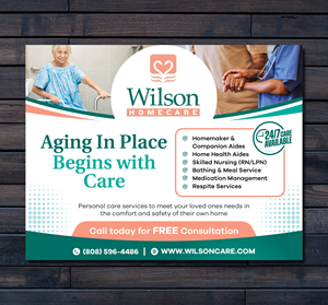 Newspaper Ad Design by Dzhafir for Wilson Care Group | Design: #32459914