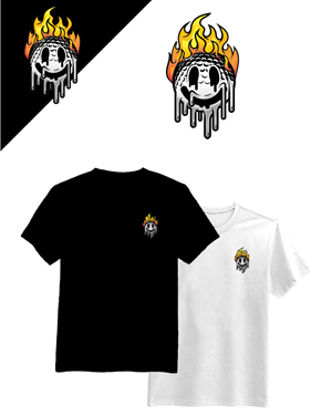 T-Shirt-Design von HELLOCRUNK für The Crazy Bean | Design: #32388147