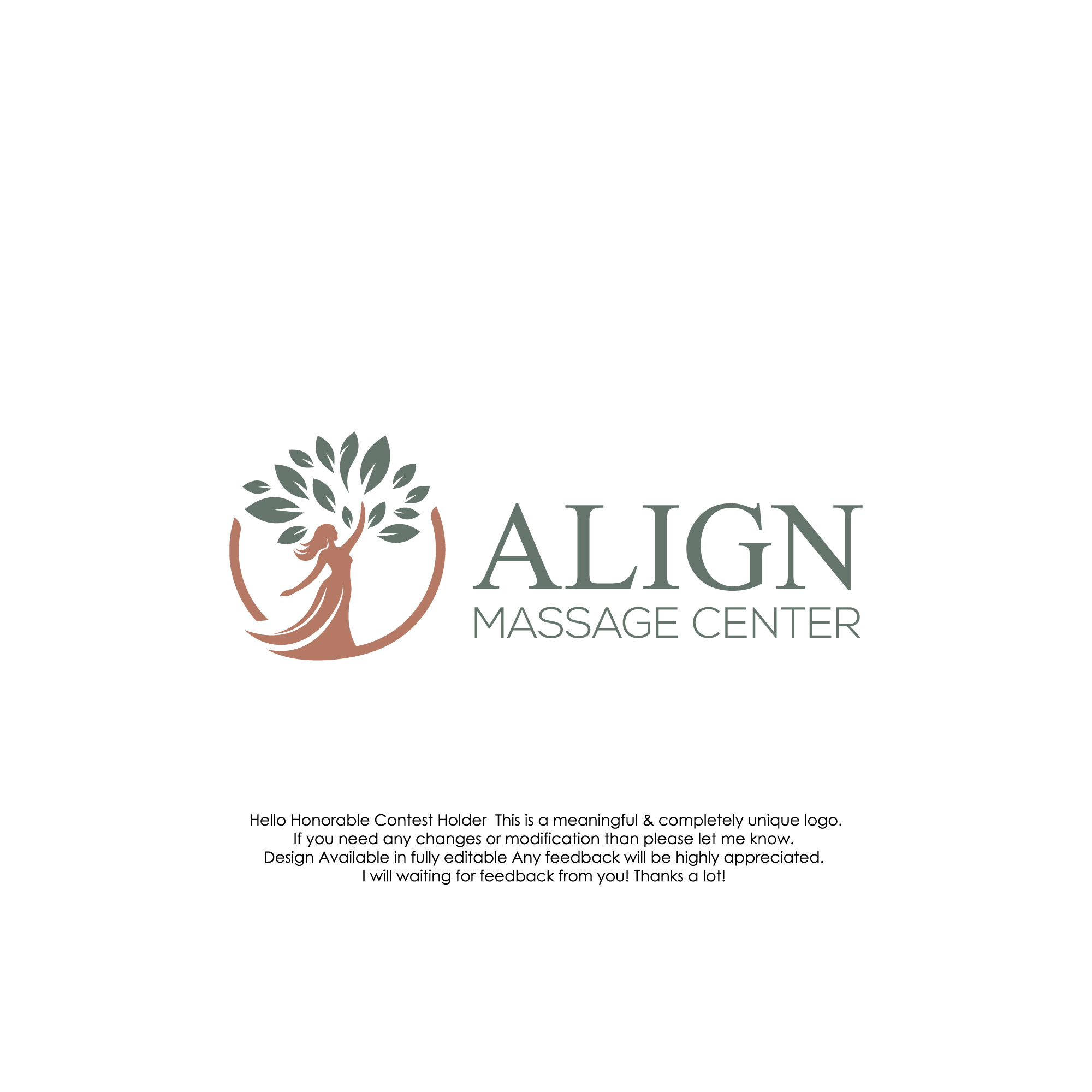 Logo Design by LogoEon for Align Massage Center | Design #32365929